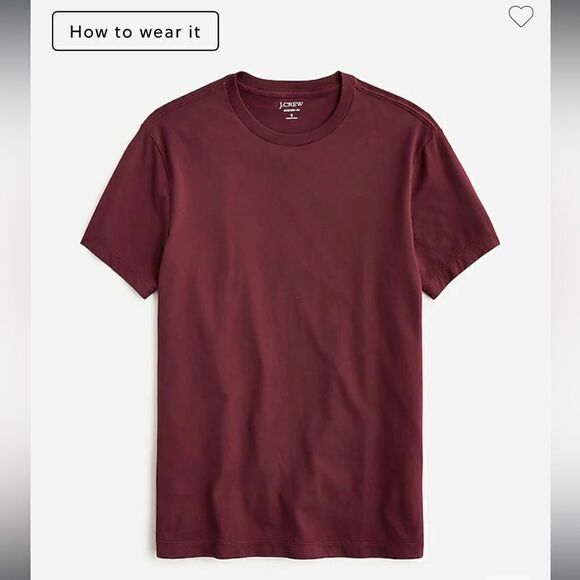 J. Crew Broken-in short-sleeve T-shirt - Picture 1 of 6
